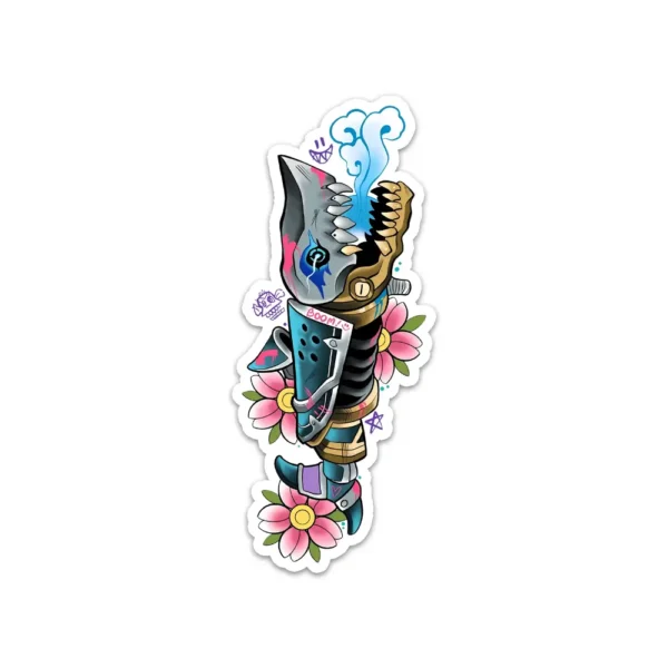 Arcane Jinx & Shark Cannon Sticker Set - Image 3