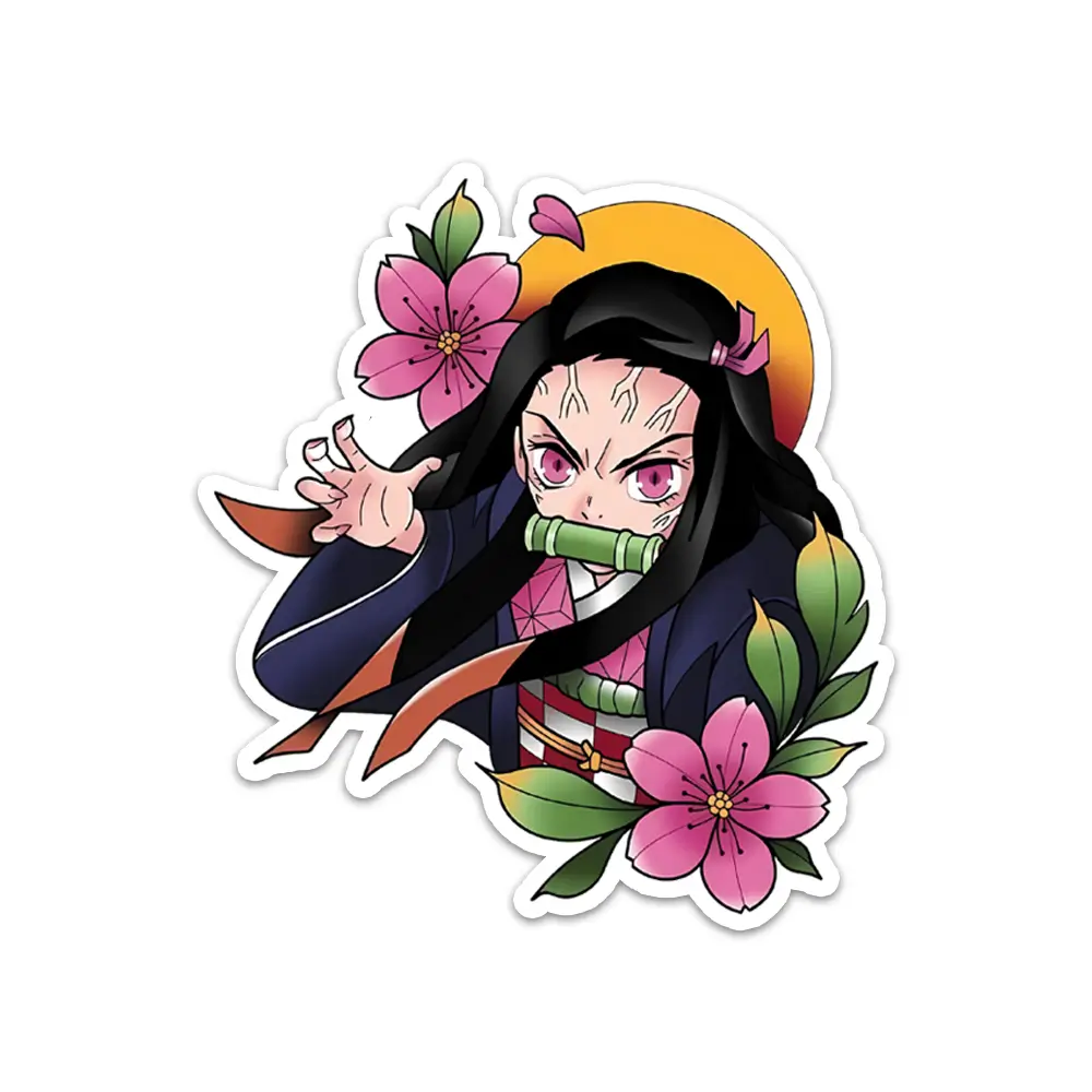 Demon Slayer Nezuko Sticker Set 1 - Image 2