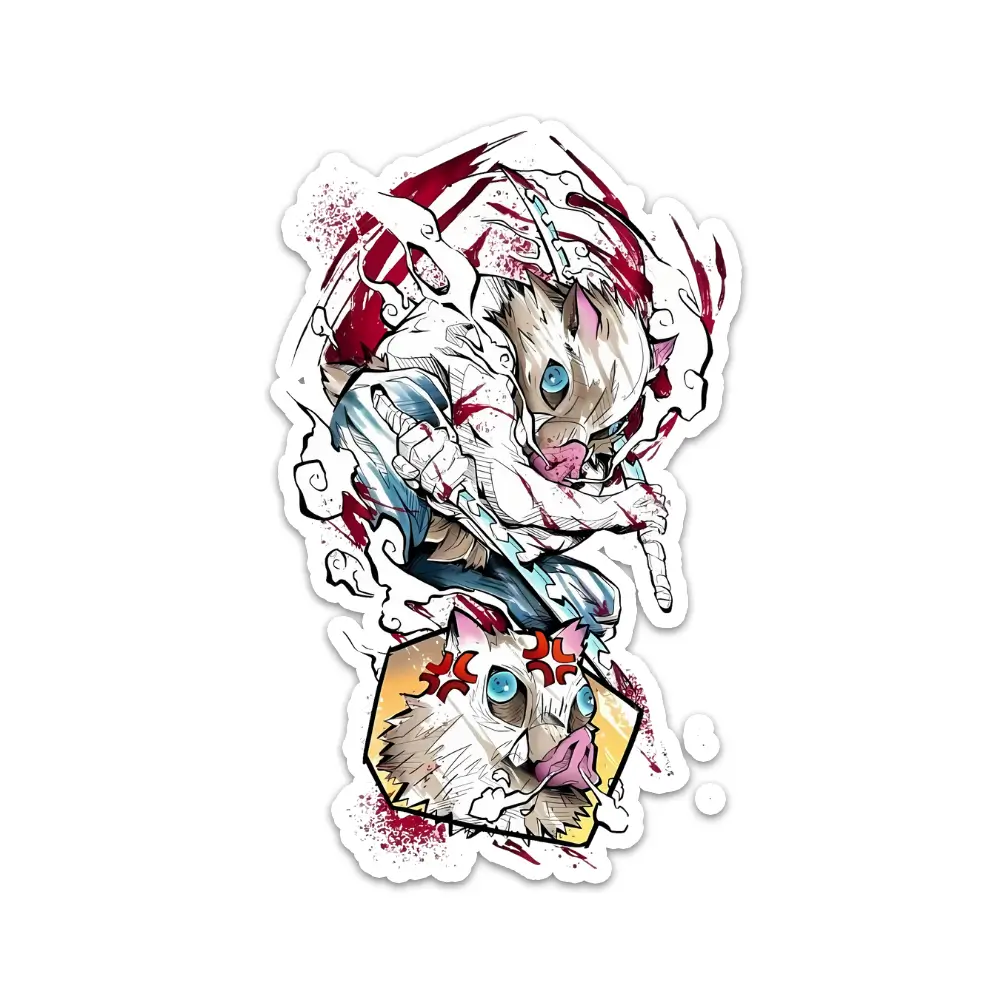 Demon Slayer Inosuke Hashibira Sticker 1