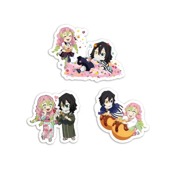 Demon Slayer Obanai & Mitsuri Sticker Set 1 - Image 2