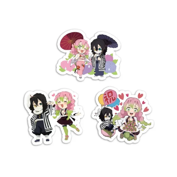 Demon Slayer Obanai & Mitsuri Sticker Set 1 - Image 3