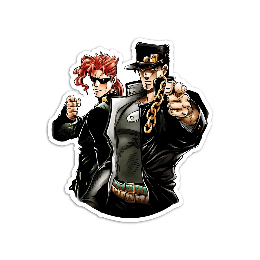 Jojo’s Bizarre Adventure Kujo Jotaro & Kakyoin Sticker 1
