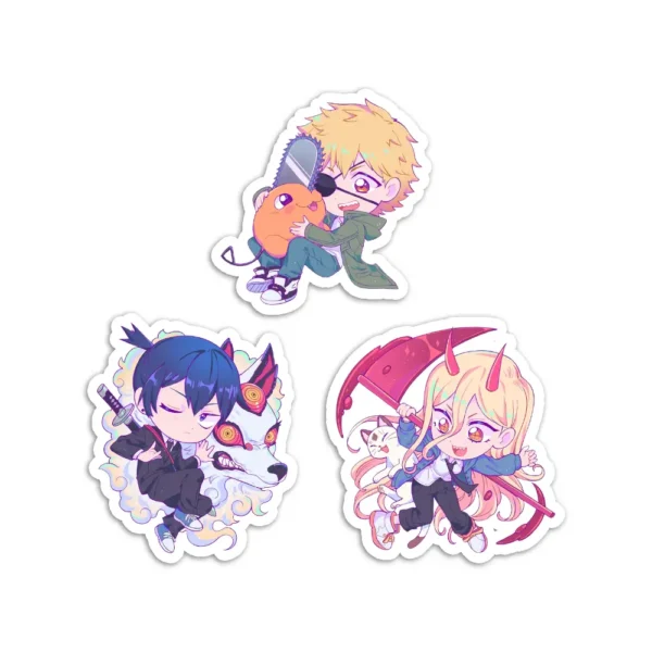 Chainsaw Man Sticker Set 3 - Image 3