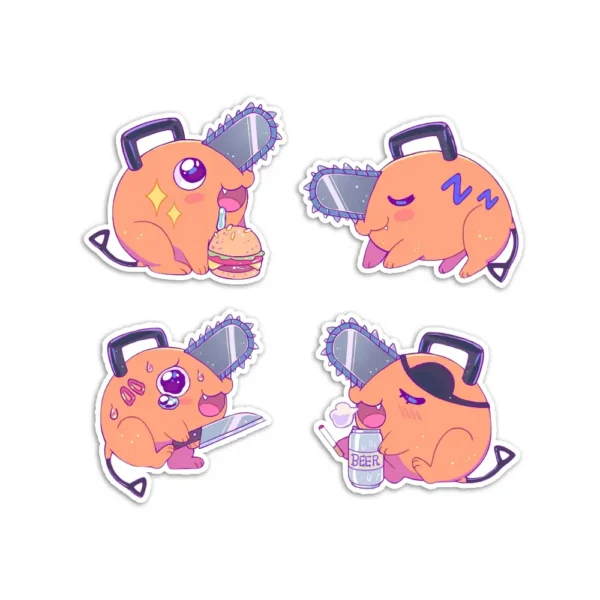 Chainsaw Man Pochita Sticker Set 1