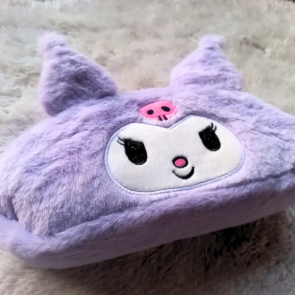 Sanrio Kuromi Plush Pencil / Makeup Case - Image 4