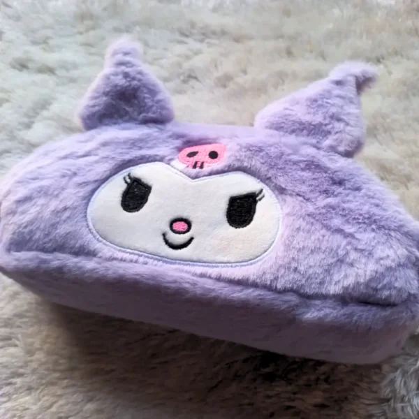 Sanrio Kuromi Plush Pencil / Makeup Case - Image 5