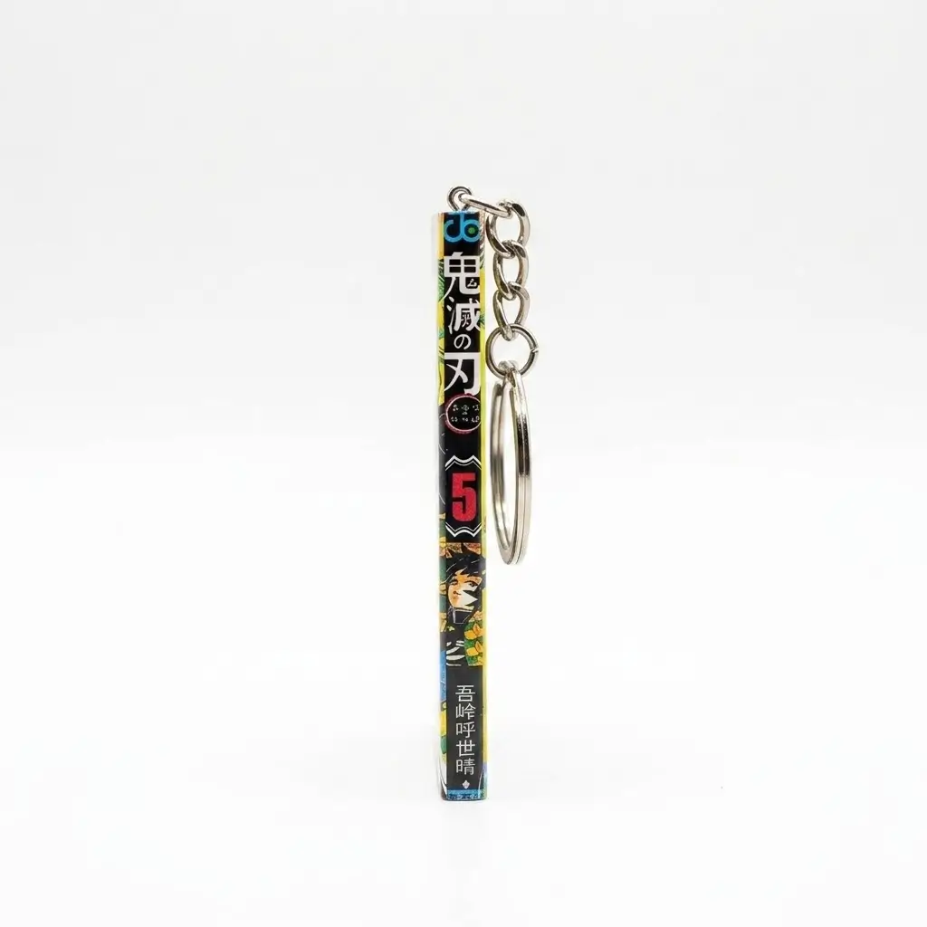 Demon Slayer Vol 5 Manga Keychain - Image 2
