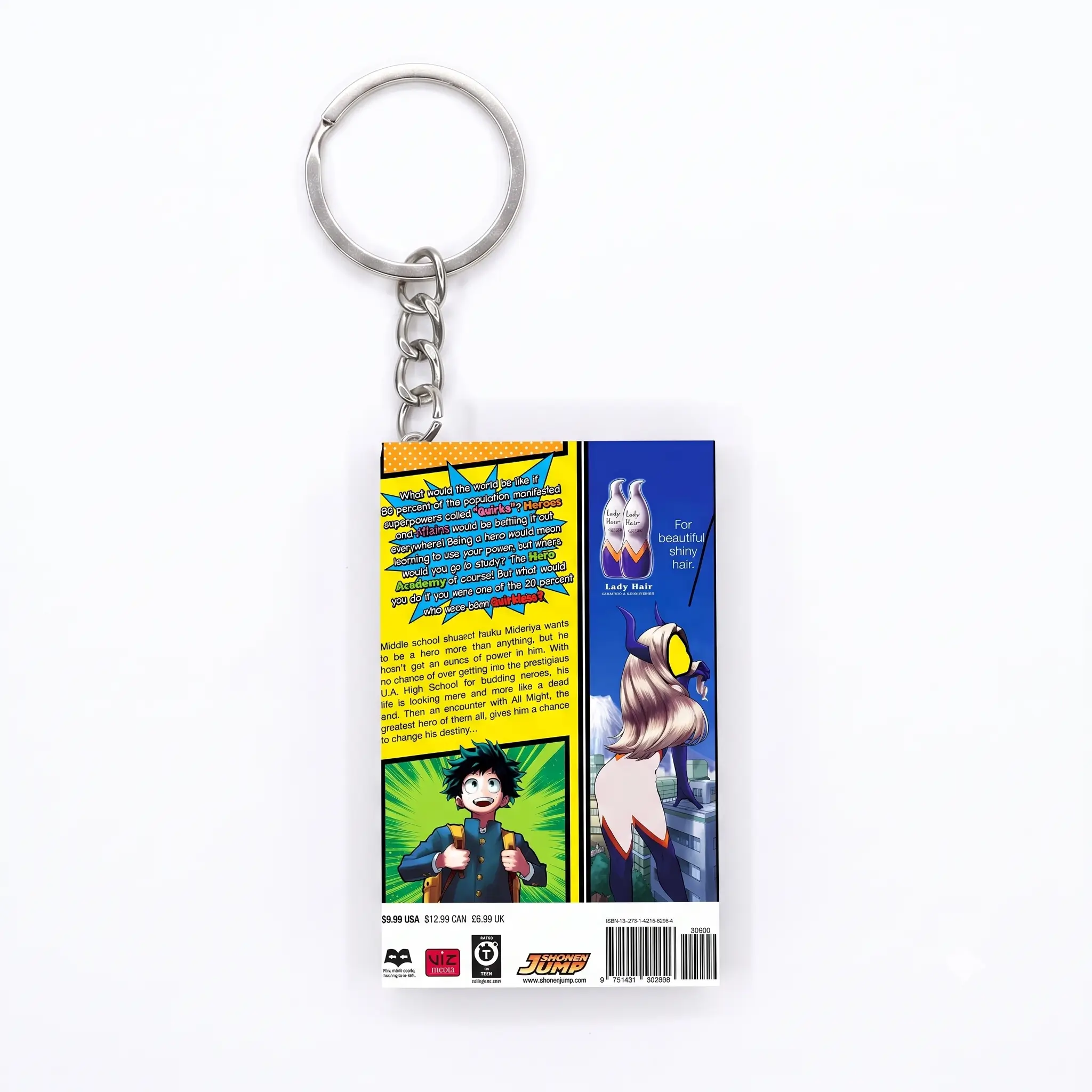 My Hero Academia Vol 1 Manga Keychain - Image 3